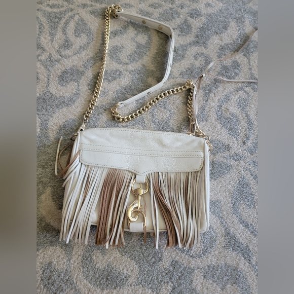 Rebecca Minkoff Bags Rebecca Minkoff White Fringe Crossbody Bag